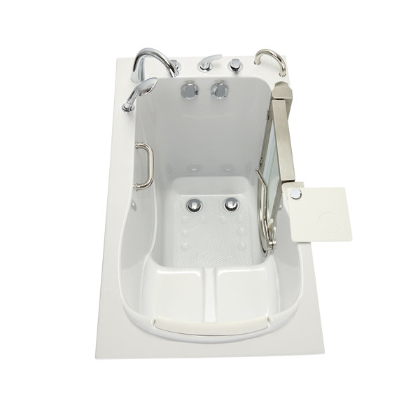 Ella Walk In Bath Royal 32"x52" Acrylic Soaking WalkInBathtub, Heated